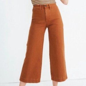 Madewell Slim Emmett Wide Leg Crop